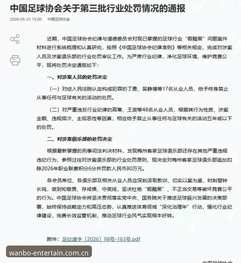 2026万博manbetx怎么样 揭秘中国足协第三批禁足名单背后的足球反腐真相